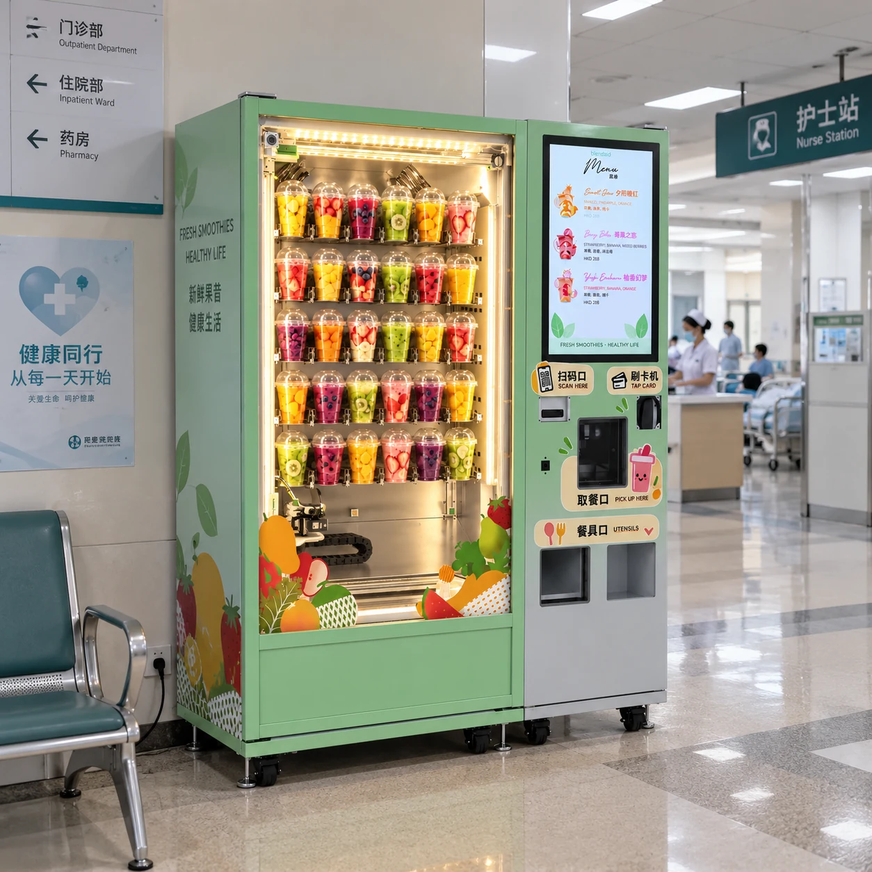 Hospitals & waiting areas